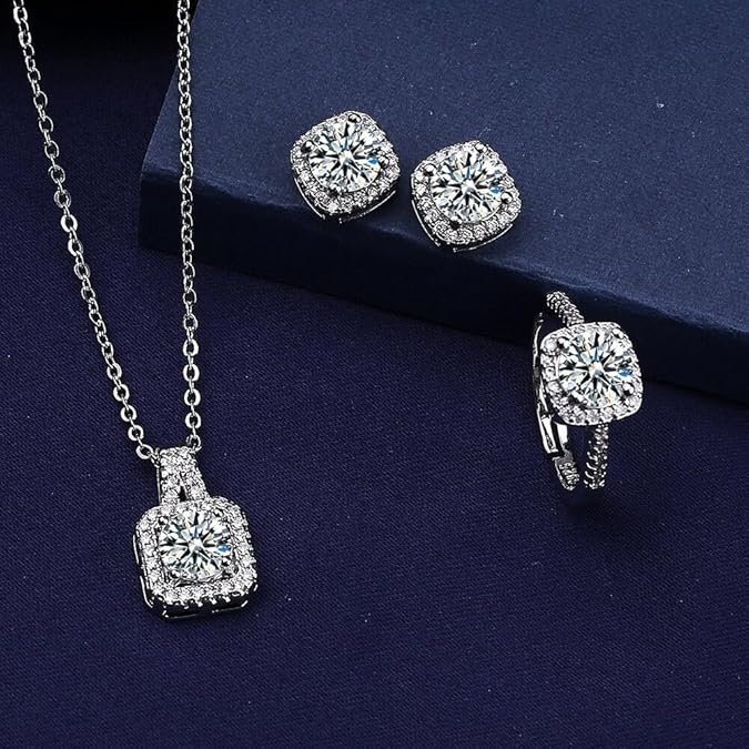 Conjunto de joyas Luz Eterna: Conjunto de Amor y Esencia MK01