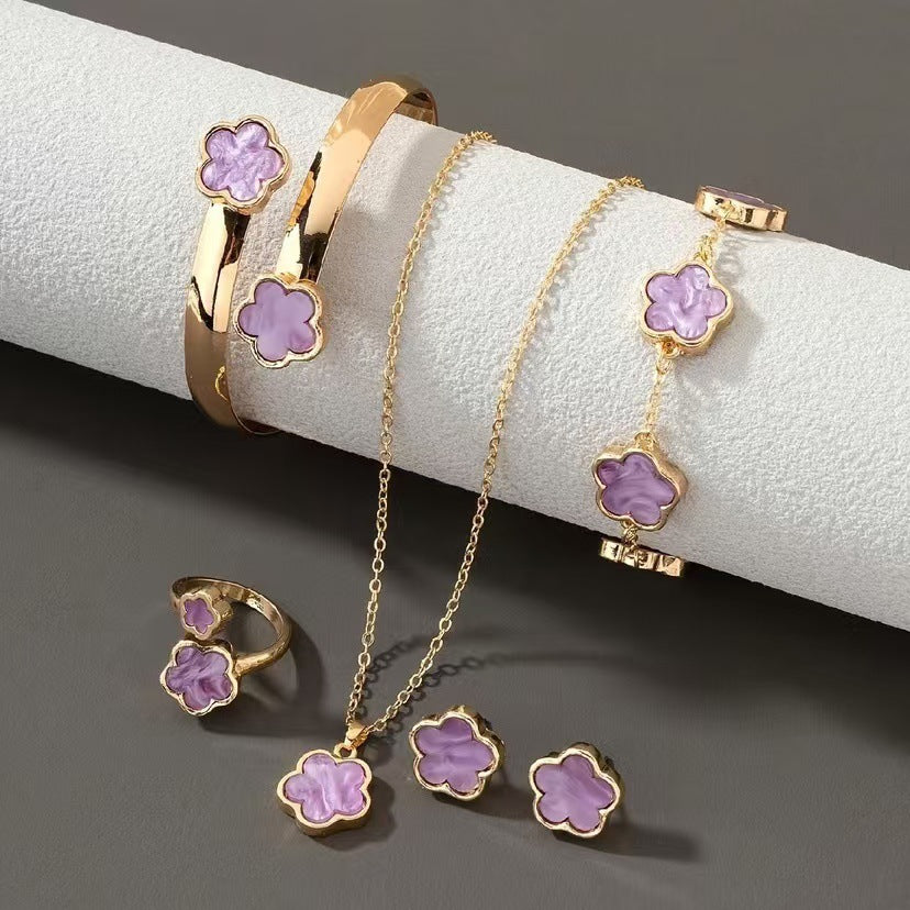 Conjunto de joyas Fortuna Eterna: Tu Luz de la Suerte MK02