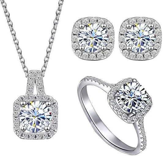 Conjunto de joyas Luz Eterna: Conjunto de Amor y Esencia MK01