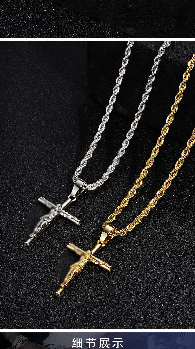 Collar Cruz de Luz Eterna 🔱 MK 28