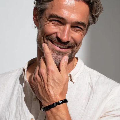 Pulsera Hematita Oddi elaborada con piedra de Hematita