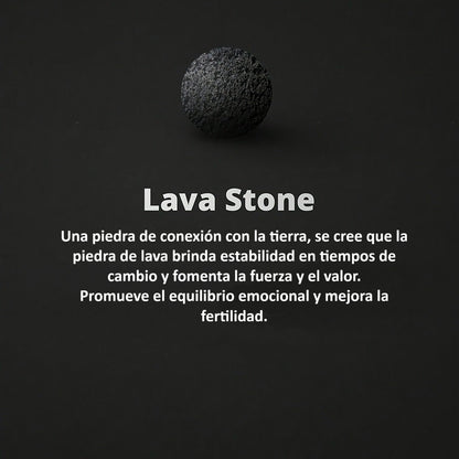 Pulsera de Piedra Volcánica Negra – Protección, Energía y Equilibrio Interior MK21