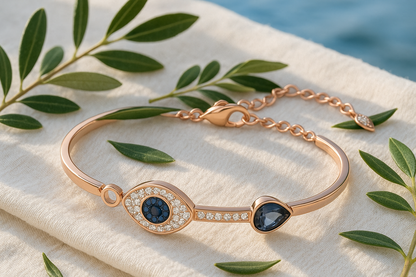 PULSERA EVIL EYE LUZ AZUL PROTECTORA