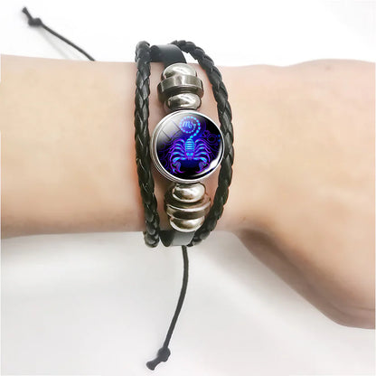 PULSERA AMULETO DE ENERGÍA DE LOS 12 ASTROS MK 49