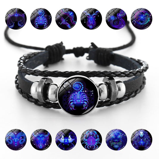 PULSERA AMULETO DE ENERGÍA DE LOS 12 ASTROS MK 49