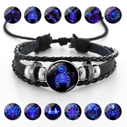 PULSERA AMULETO DE ENERGÍA DE LOS 12 ASTROS MK 49