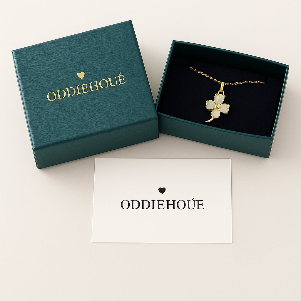 COLLAR TRÉBOL DE FE Y SUERTE MK 50